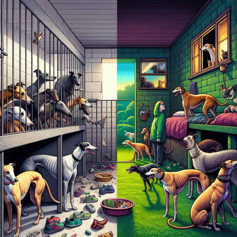 Transitioning Greyhounds from Kennels to Homes