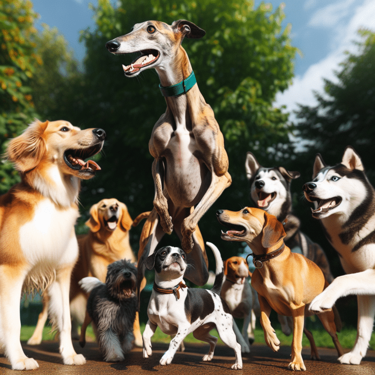 Socializing Greyhounds with Other Dogs
