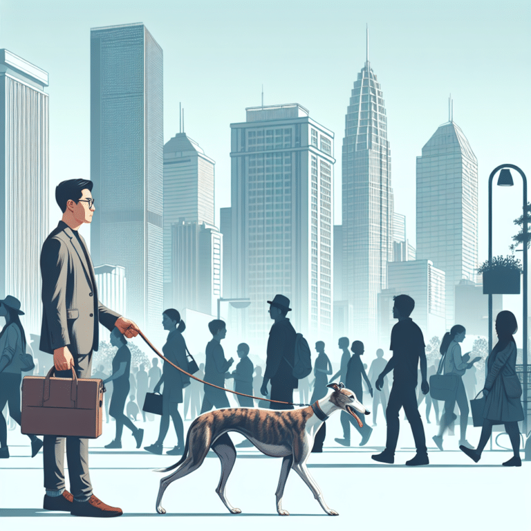 Managing Your Greyhound's Energy Levels for Busier City Walks
