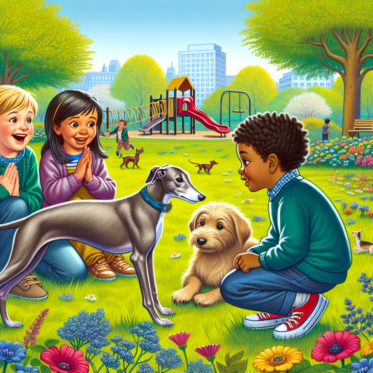 How to Introduce a Greyhound to Children