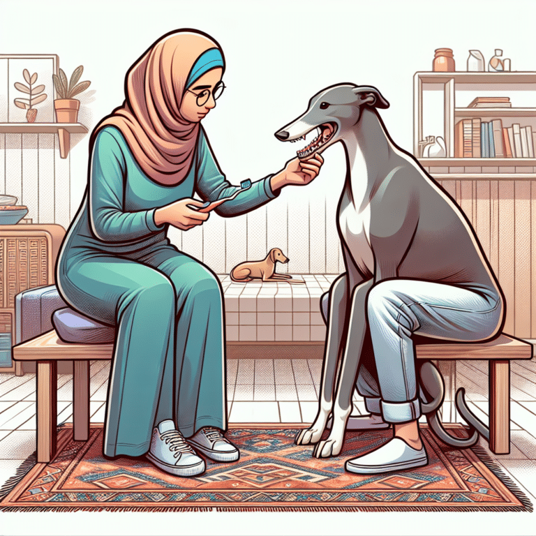 Greyhound dental care tips at home
